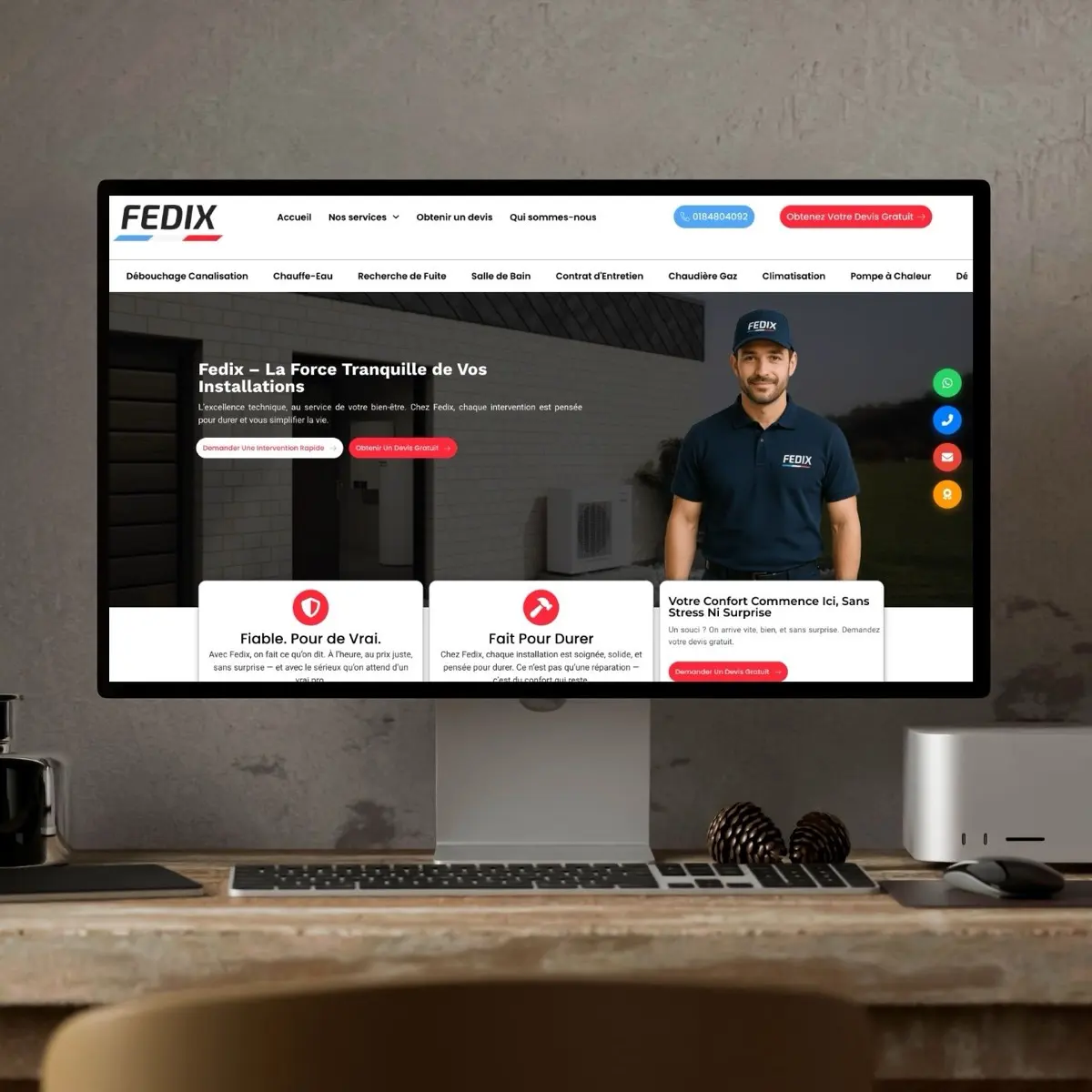 Site de services – Fedix